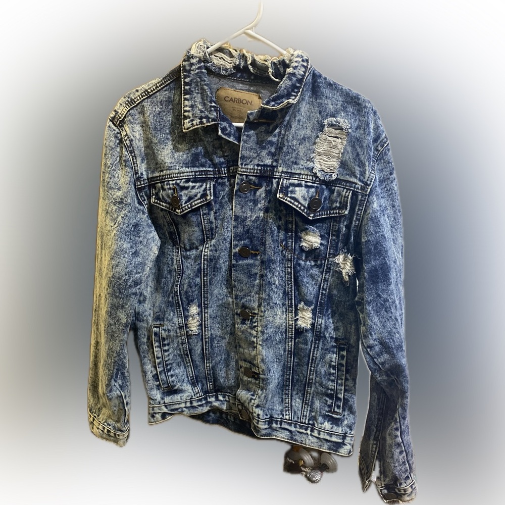 Carbon- Jean Jacket size Medium worn only a few times. Basicallyy brand new.